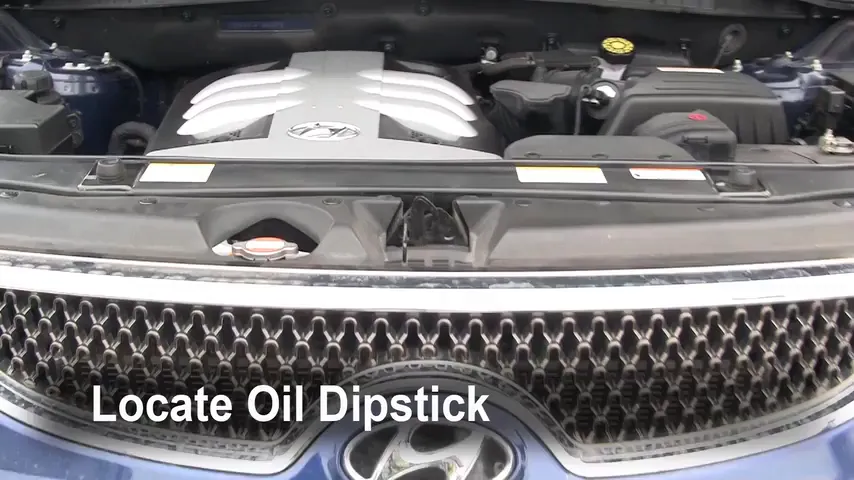 2008 Hyundai Veracruz GLS 3.8L V6 Oil Check Oil Level